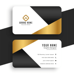 Designing business cards requires simplicity