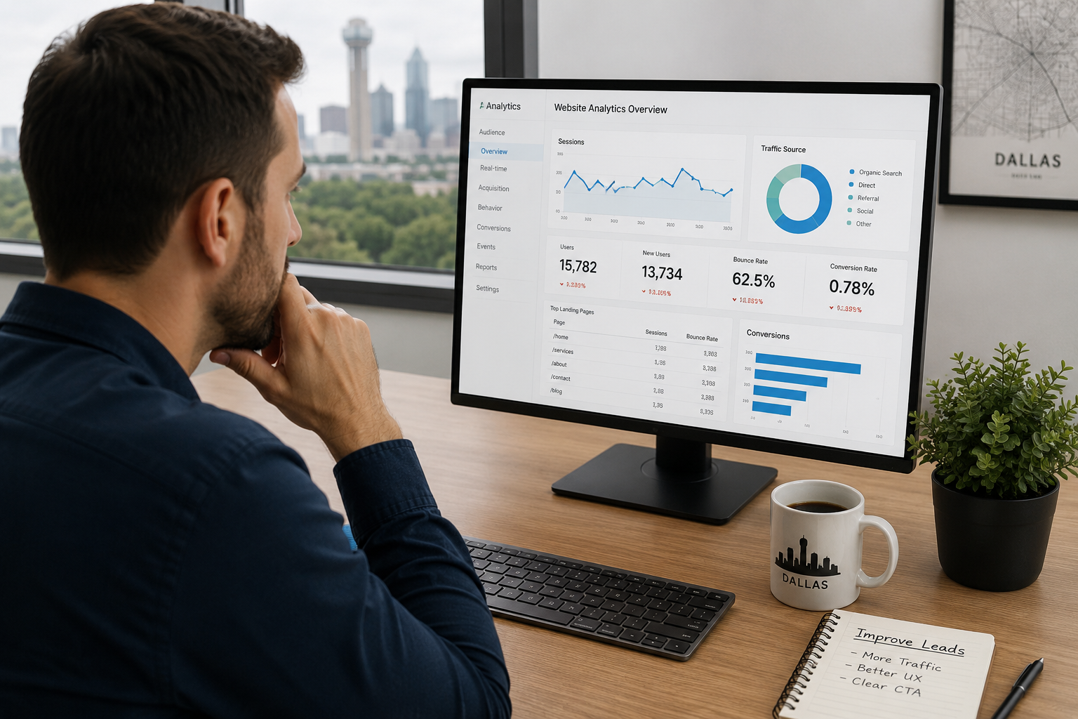 website not getting leads